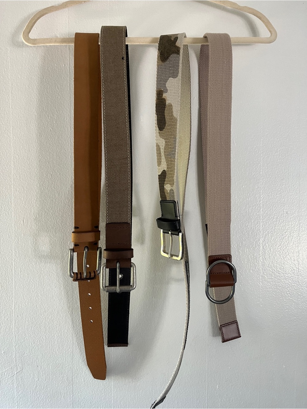 Lucky Brand Mixed Brown, Tan, and Camouflage Men's Belt Set